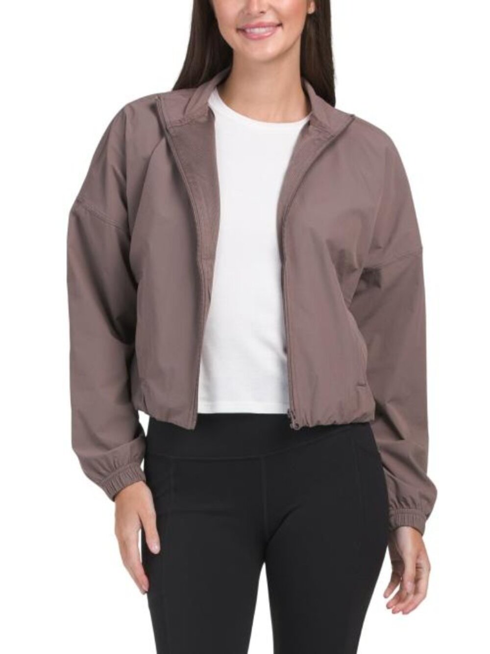 K SWISS Stretch Woven Bubble Hem Jacket